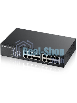 Коммутатор Zyxel GS1100-16-EU0103F 16G неуправляемый