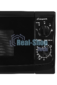 Микроволновая печь Starwind SWM5720 черный, 20 л, 700 Вт, переключатели - поворотный механизм