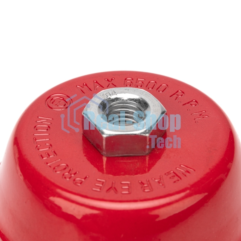 Щетка чашечная для УШМ Kranz 125 мм М14 крученая