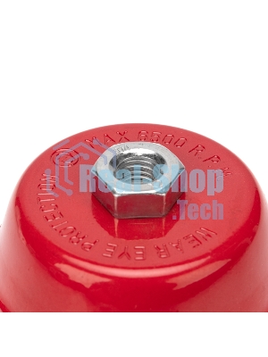 Щетка чашечная для УШМ Kranz 125 мм М14 крученая