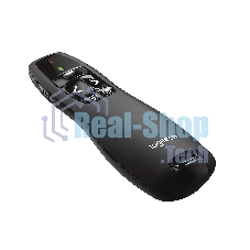 Презентер беспроводной Logitech R400 черный, радиоканал, USB, кнопки - 5