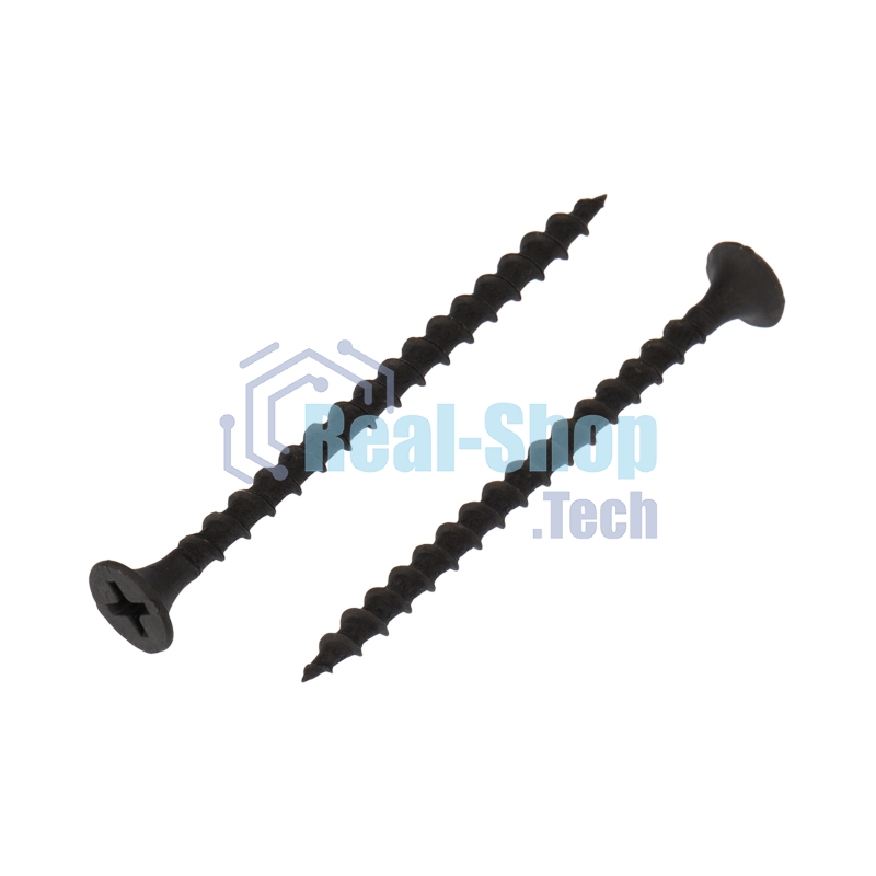 Саморез гипсокартон-металл Kranz 3,5х55, пакет (500 шт/уп)