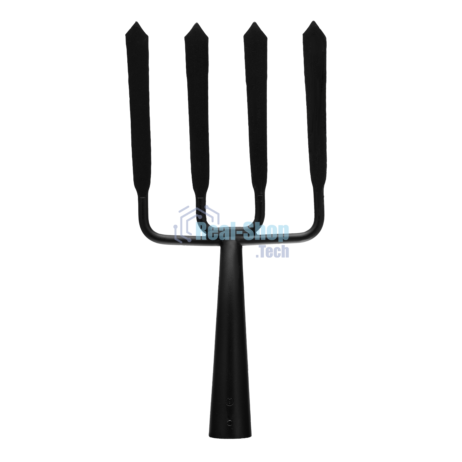 Вилы копальные 4-х рогие, 190x220 мм, широкий зуб, удлиненная тулейка, без черенка (АРТИ)