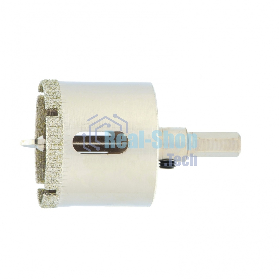 Сверло по керамической плитке и стеклу Сибртех, 35 х 55 мм, 6 гр.хв-к, с центр. сверлом