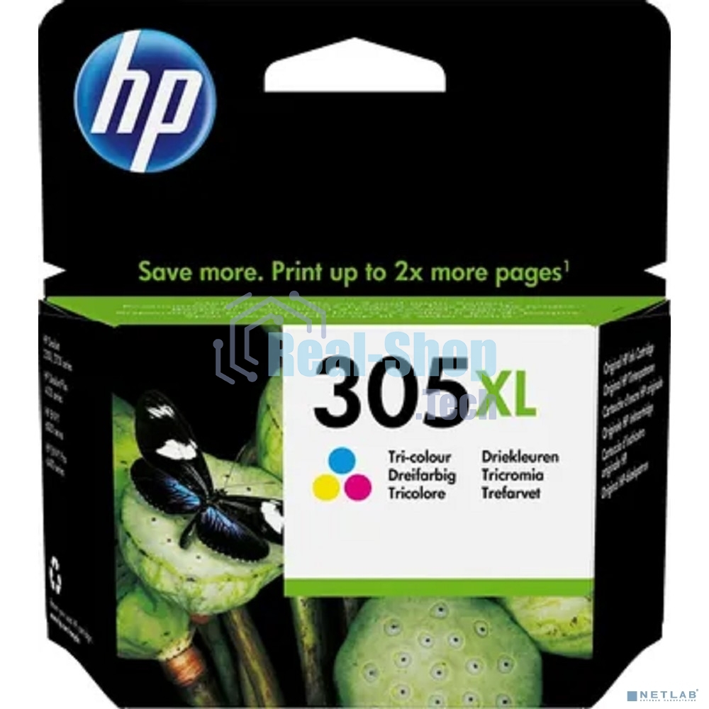 Картридж струйный HP 305XL 3YM63AE многоцветный (200 стр.) для HP DJ 2320/2710/2720