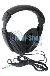 Наушники стерео Defender Gryphon HN-751 накладные, 2 x 3.5 мм стерео jack, кабель 2м, черный