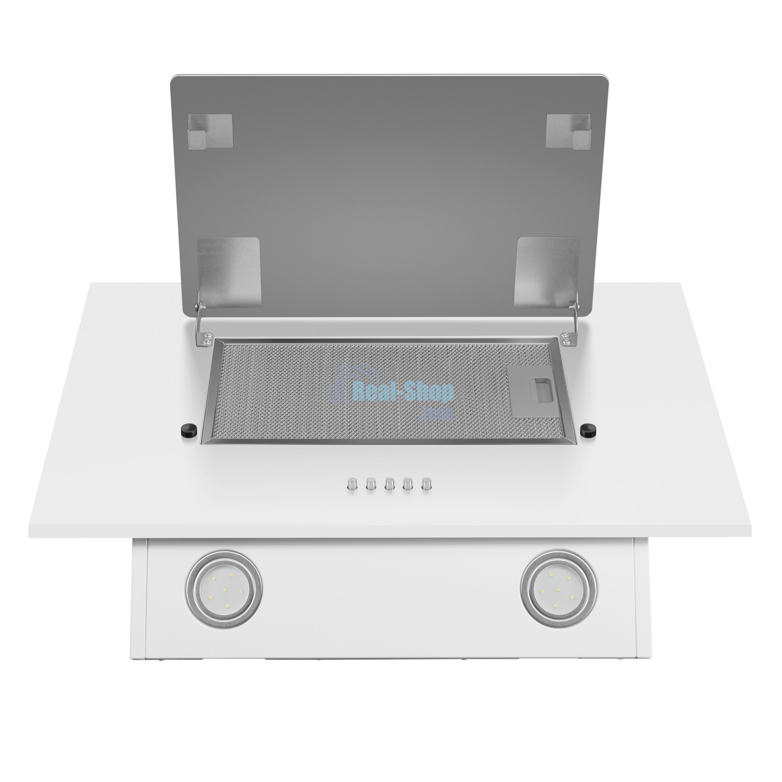 Вытяжка наклонная Maunfeld Tower 60 белый, 60 см, 700 куб. м/ч, 66 дБ