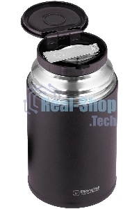 Термос для еды Rondell Tierno RDS-1661 0.7 л. бордовый с чехлом картонная коробка