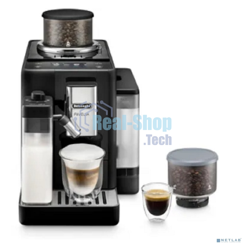 Кофемашина автоматическая Delonghi EXAM440.35.B черный, исп. кофе - молотый/зерновой 1,4 л, 1450 Вт, 19 Бар