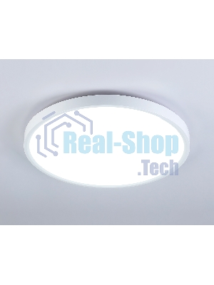 Потолочный светодиодный светильник Ambrella light FZ3001 WH белый IP44 24W+10W 6400+6400К D300*40 (Без ПДУ)