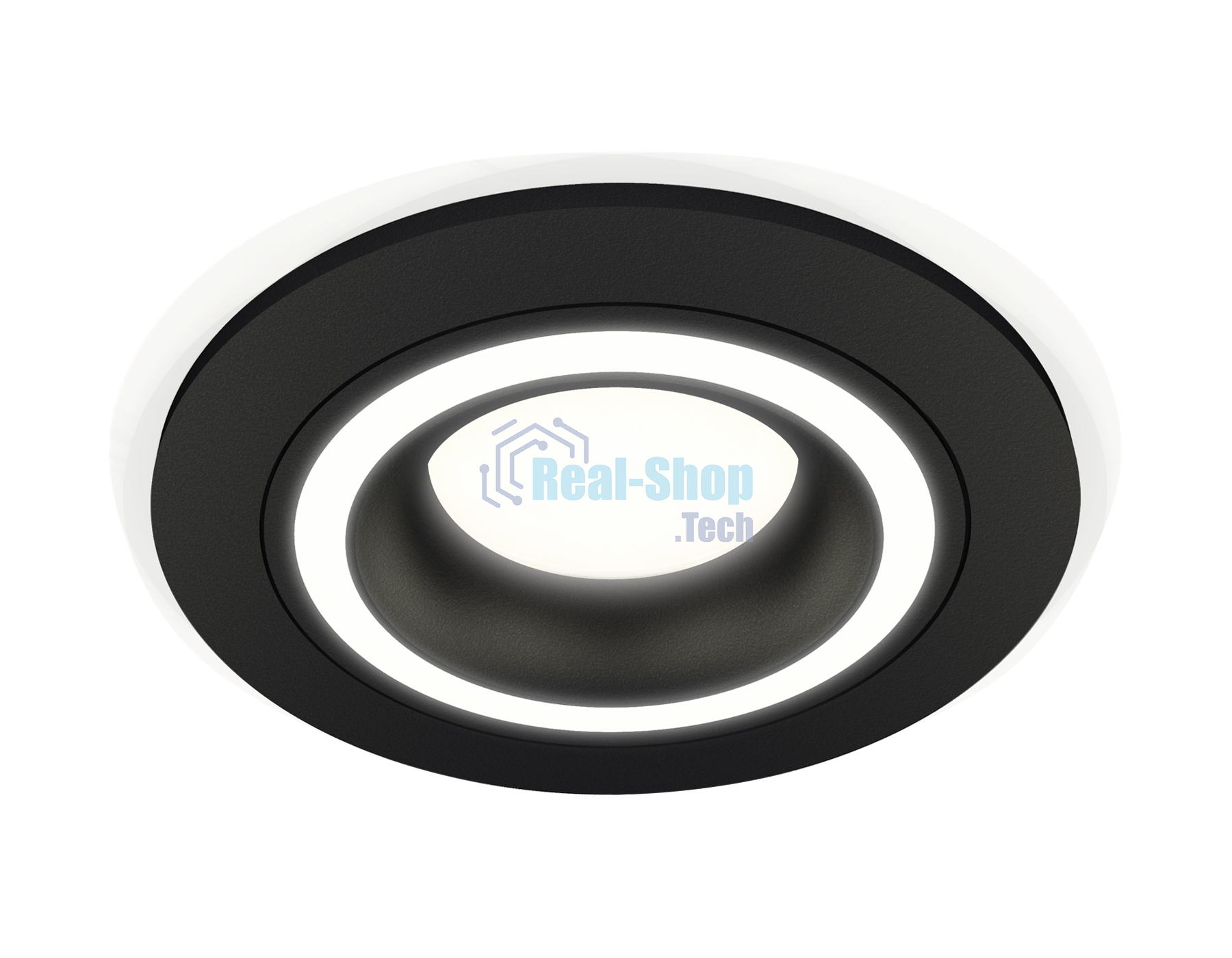 Комплект встраиваемого светильника Ambrella light XC7622040 SBK черный песок MR16 GU5.3 (C7622, N7111)