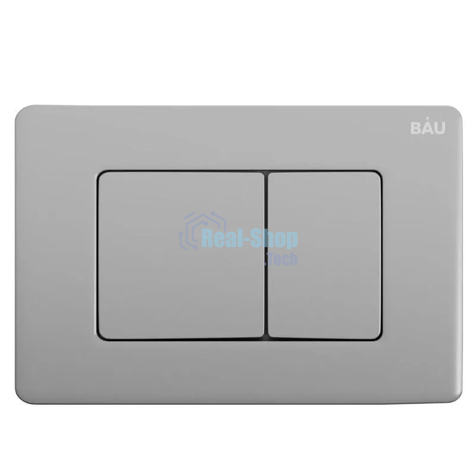 Инсталляция BAU PRO для подвесного унитаза с клавишей смыва BAU Stil Gun Grey, антивандальная, нержавеющая сталь темно-серый металлик