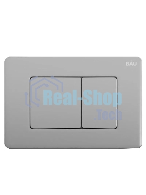 Инсталляция BAU PRO для подвесного унитаза с клавишей смыва BAU Stil Gun Grey, антивандальная, нержавеющая сталь темно-серый металлик