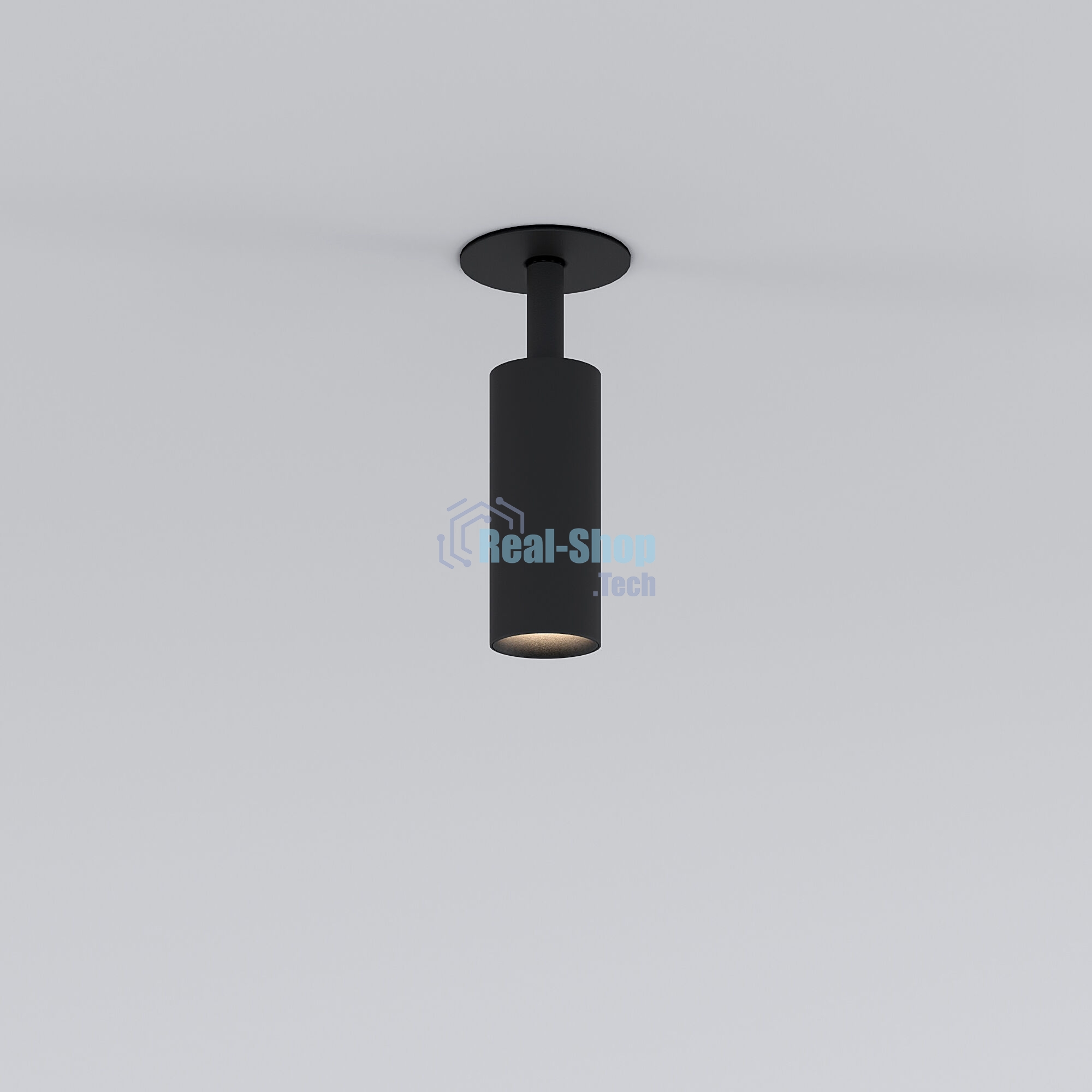 Diffe светильник встраиваемый черный 8W 4200K (25039/LED)