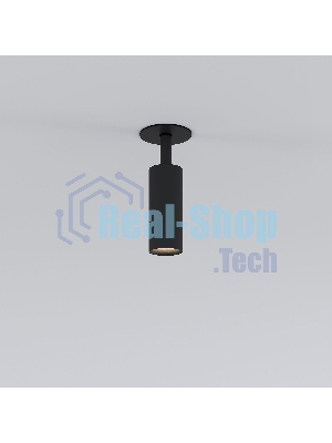 Diffe светильник встраиваемый черный 8W 4200K (25039/LED)