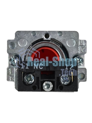 Кнопка LAY5-BA42 без подсветки красн. 1р IEK BBT61-BA-K04
