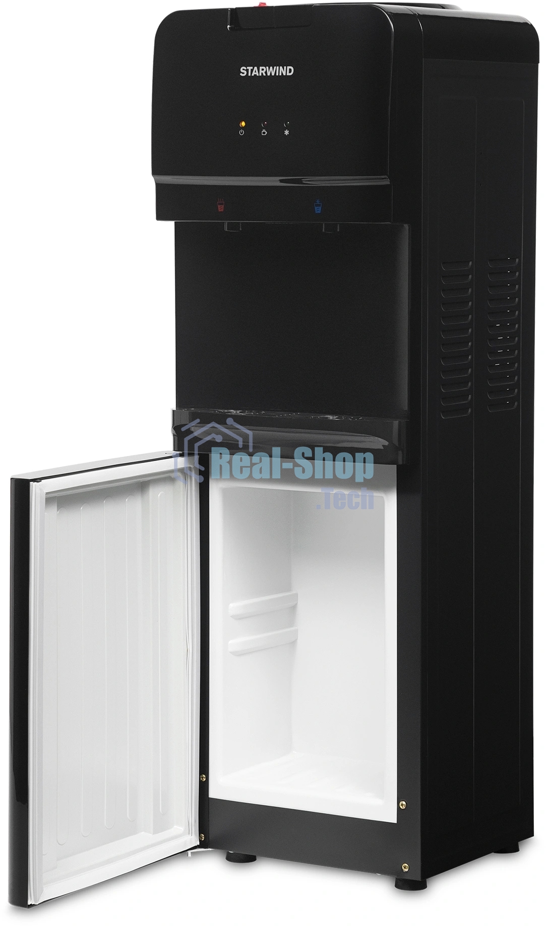 Кулер для воды Starwind SW-1005TEW, верхняя загрузка, нагрев 95 °С, охлаждение 10 °С, черный