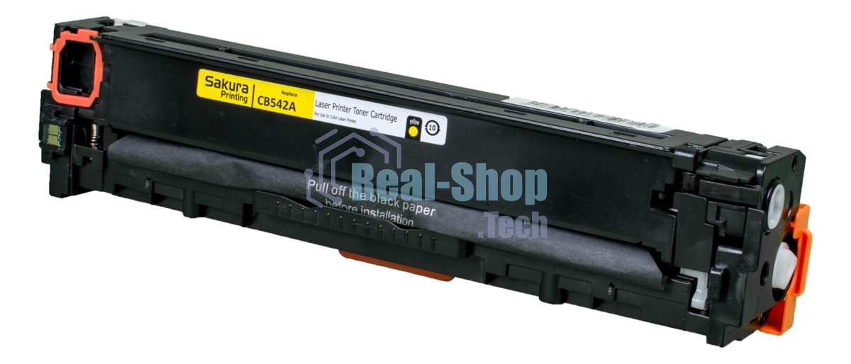 Картридж лазерный Sakura CB542A для HP Color LJ CM1312MFP/CP1215/CP1515/CP1518, желтый, 1500 к.