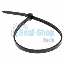 Хомут-стяжкa нeйлонoвая Rexant 250x3,6 мм, черная, упаковка 25 шт.