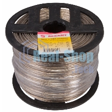 Трос стальной Rexant в ПВХ оплетке d=2,5 мм, прозрачный (бухта 200 м)