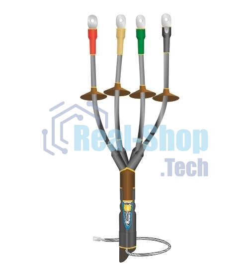 Муфта кабельная концевая наружной установки 1кВ КНТпН 4х(150-240мм) с болтовыми наконечниками Нева-Транс Комплект 22020098