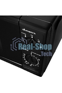 Микроволновая печь Starwind SWM5720 черный, 20 л, 700 Вт, переключатели - поворотный механизм