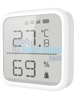 Датчик темпер./влажн. Hikvision DS-PDTPH-E-WE
