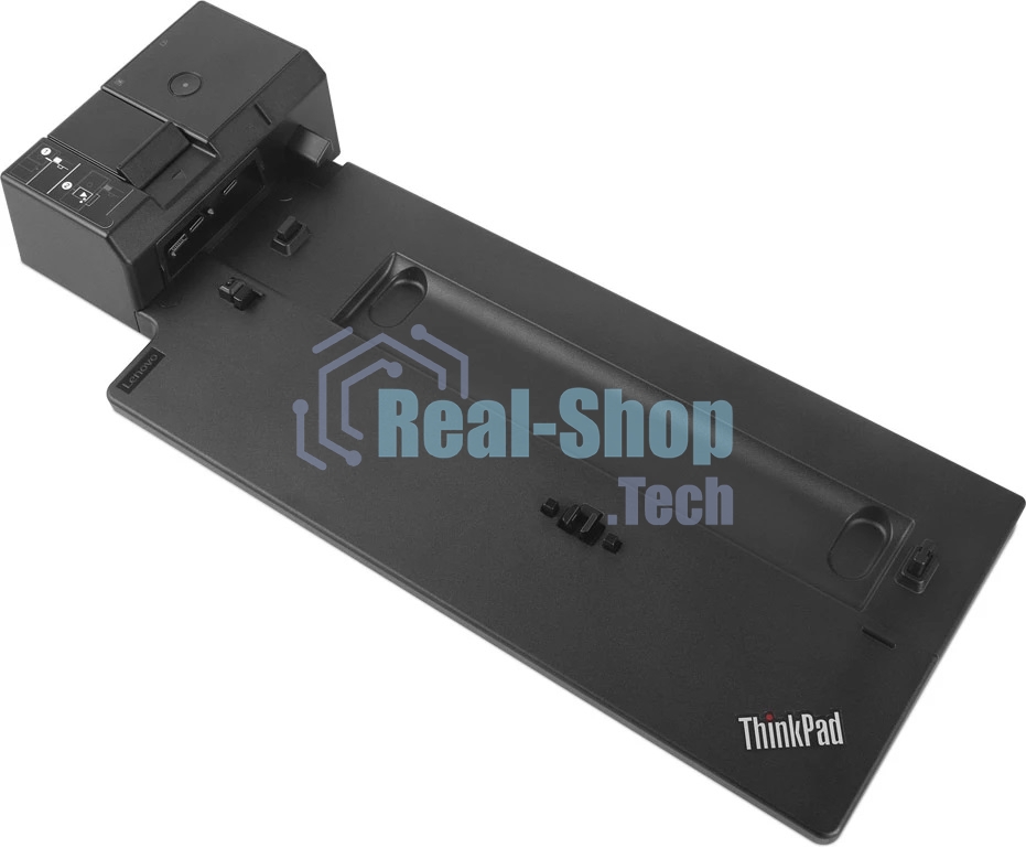 USB-концентратор Lenovo ThinkPad Basic Docking Station - 90W, 2xUSB 3.1, 2xUSB2.0,Gigabit Ethernet, 1xDP, 1x VGA,1xCombo Audio Port, DC-IN, Kensington slot, Key lock for L480, L580, T480, T480s, T580, X280, P52s, X1 Carbon G6