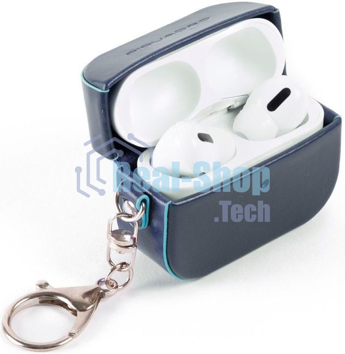 Чехол для наушников Piquadro Blue Square AC5308B2/BLU2 синий натур.кожа