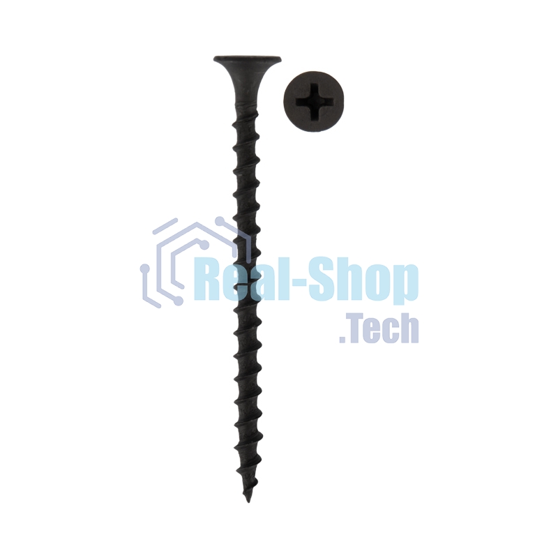 Саморез гипсокартон-металл Kranz 3,5х55, пакет (500 шт/уп)