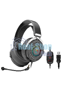 Гарнитура проводная с микрофоном A4Tech Bloody G535 черный/серебристый 2м мониторные USB оголовье (G535 (BLACK+SILVER) USB)