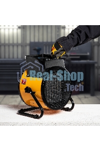 Тепловая пушка керамический нагреватель (тепловентилятор) Denzel DHC 5-400, 230В, 0,04/3/5 кВт