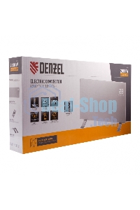 Конвектор Denzel OptiPrime-2000 белый, 2000 Вт, 25 м2, термостат, дисплей, WiFi