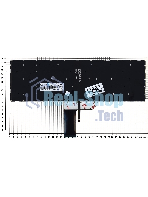 Клавиатура для ноутбука Lenovo IdeaPad 700 700-17ISK черная без рамки с подсветкой