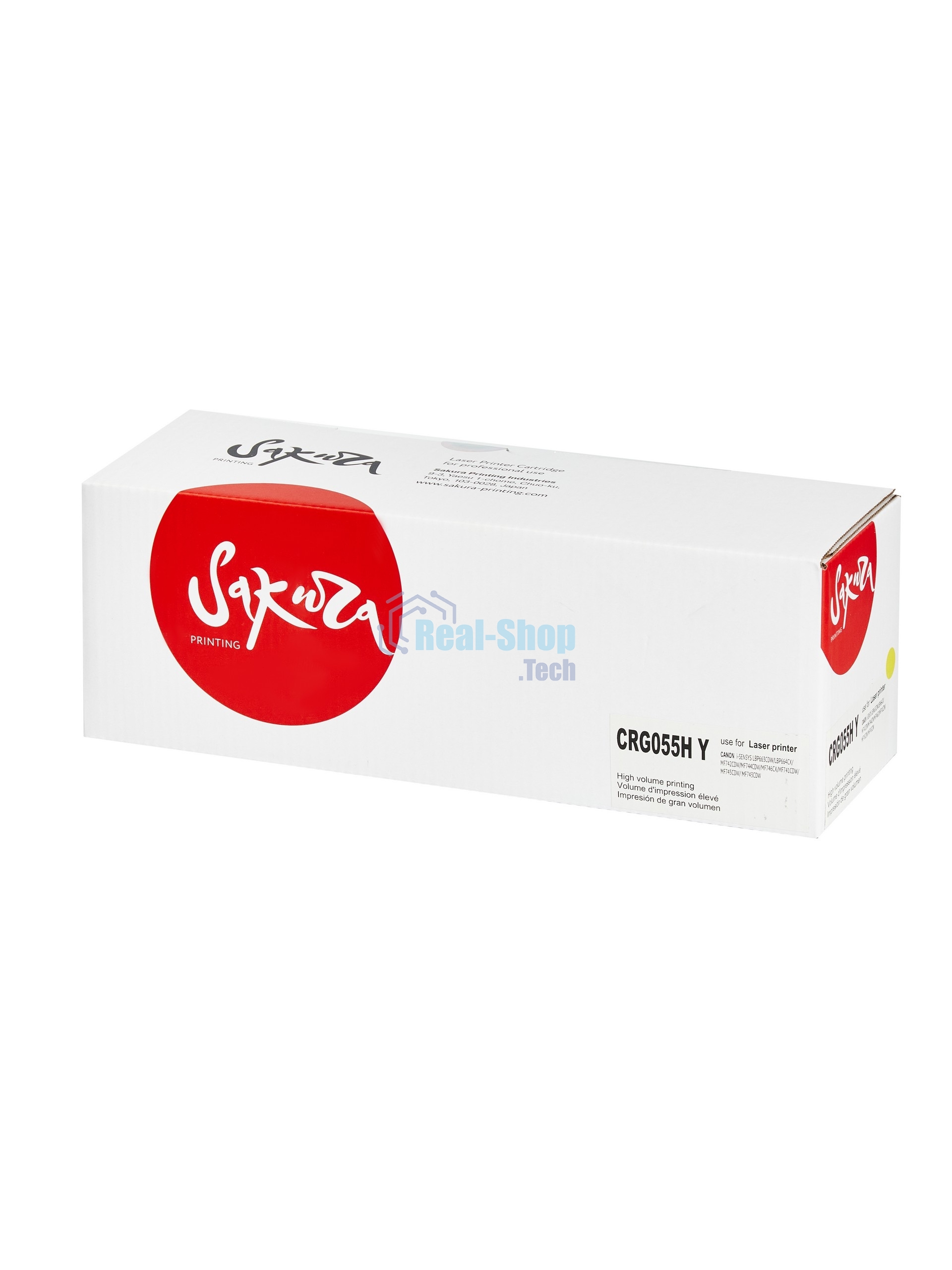 Картридж лазерный Sakura 055HY (3017C002) для Canon MF742/MF746CX/MF744CDW/LBP664CX/LBP663CDW/400M454DN/400M454DW/400M479DW/400M479FDN/400M479FDW, желтый, 5900 к. (чип без счетчика копий)