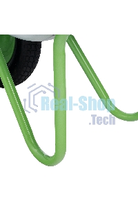 Тачка садовая Сибртех 2-х колесная, грузоподъемность 120 кг, объем 65 л