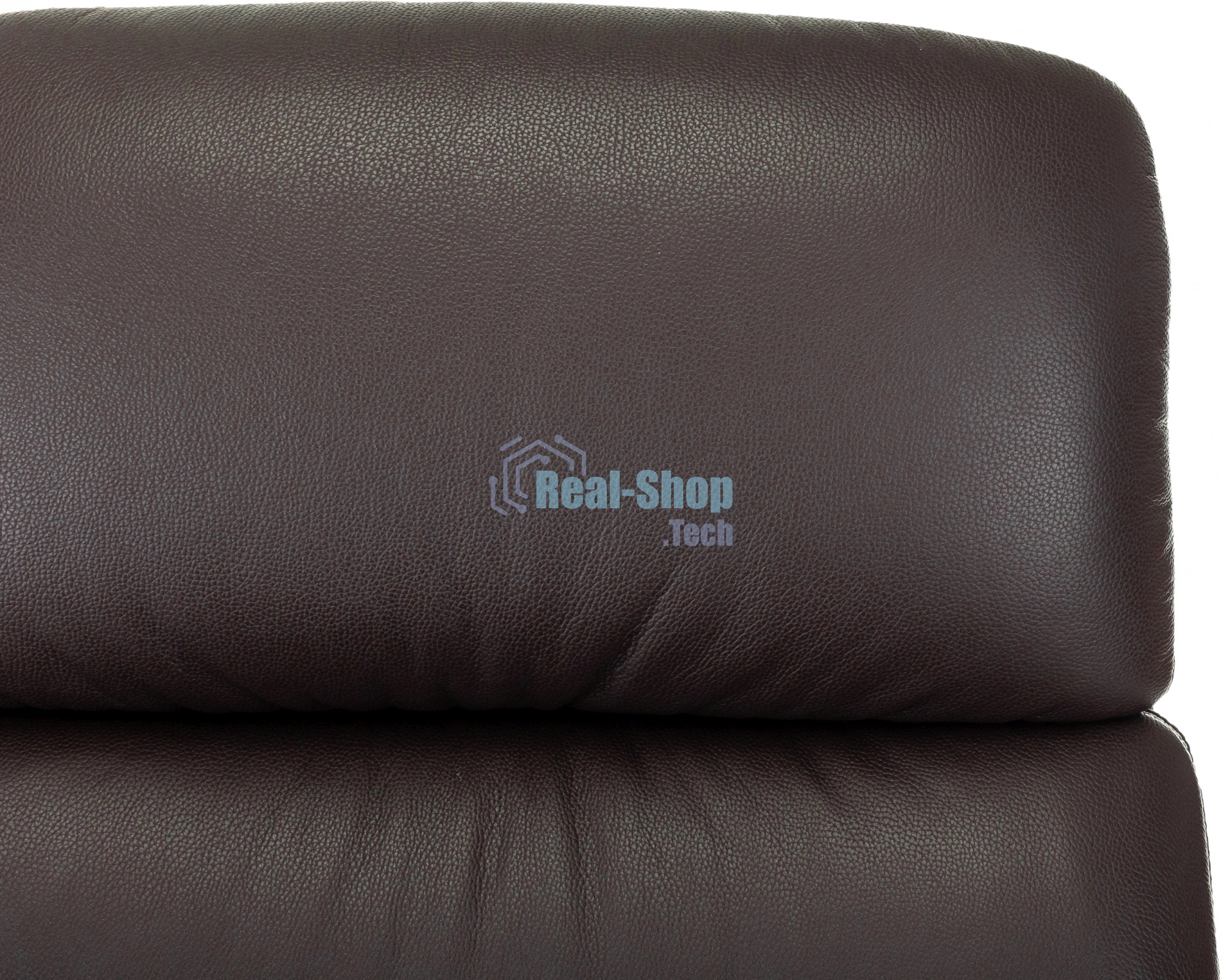 Кресло руководителя Бюрократ VEGA коричневый, кожа, крестов. алюминий