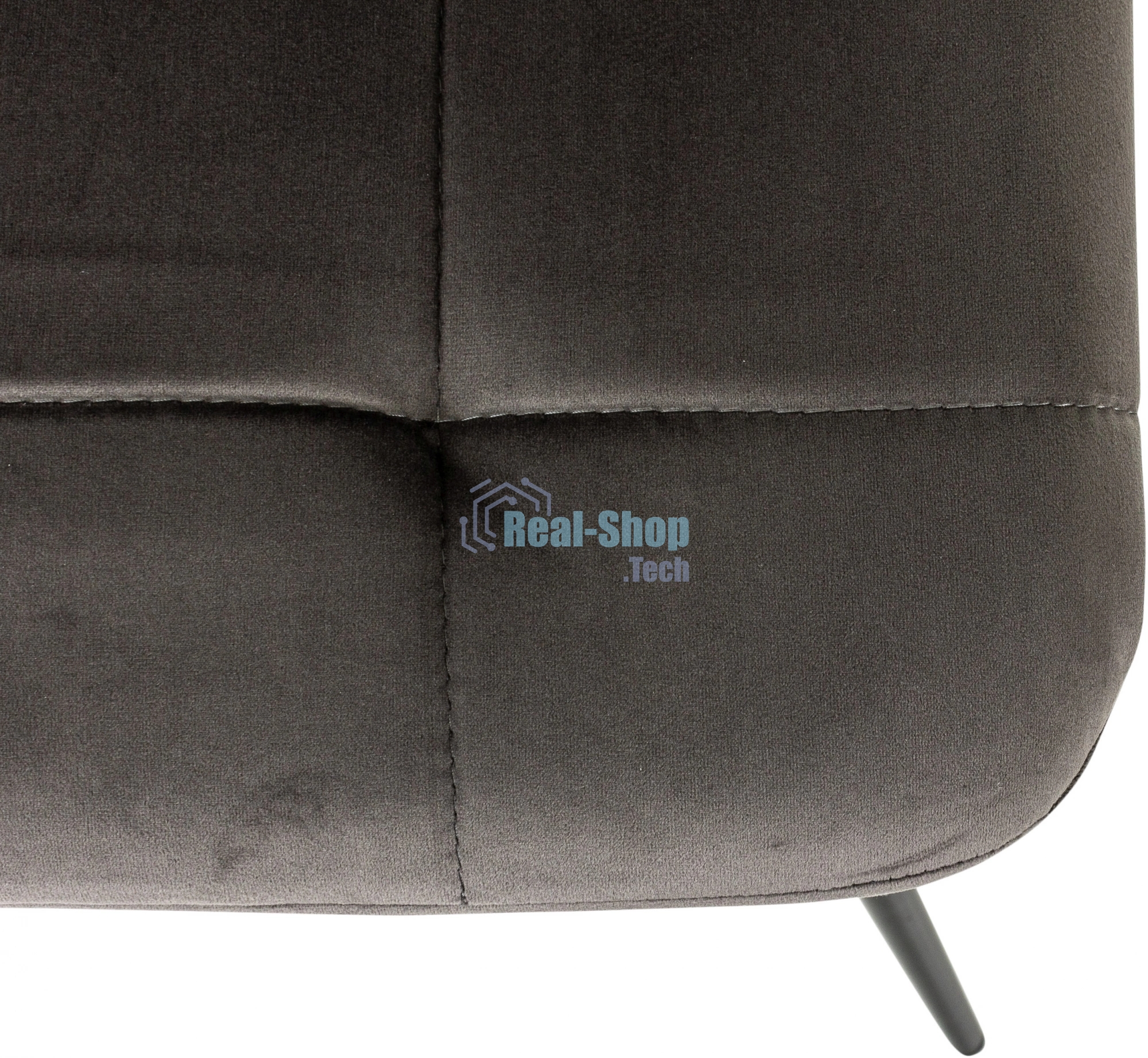 Стул для дома Бюрократ CH-K1 т.серый Holland 18 металл черный на ножках