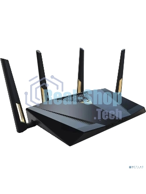 Маршрутизатор ASUS RT-BE88U, черный/желтый, 90IG08V0-MO3N0V