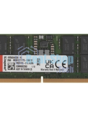 Оперативная память Kingston ValueRAM, DDR5, 16GB (1x16GB), 5600MHz, CL46, DIMM