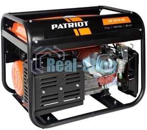 Электрогенератор бензиновый Patriot GP 6510AE, 5.5 кВт, 78 дБ, 80 кг