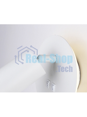 Настенный светильник с выключателем Ambrella light FW2462 WH белый GU10 max 12W+LED 4200K 7W D145*150