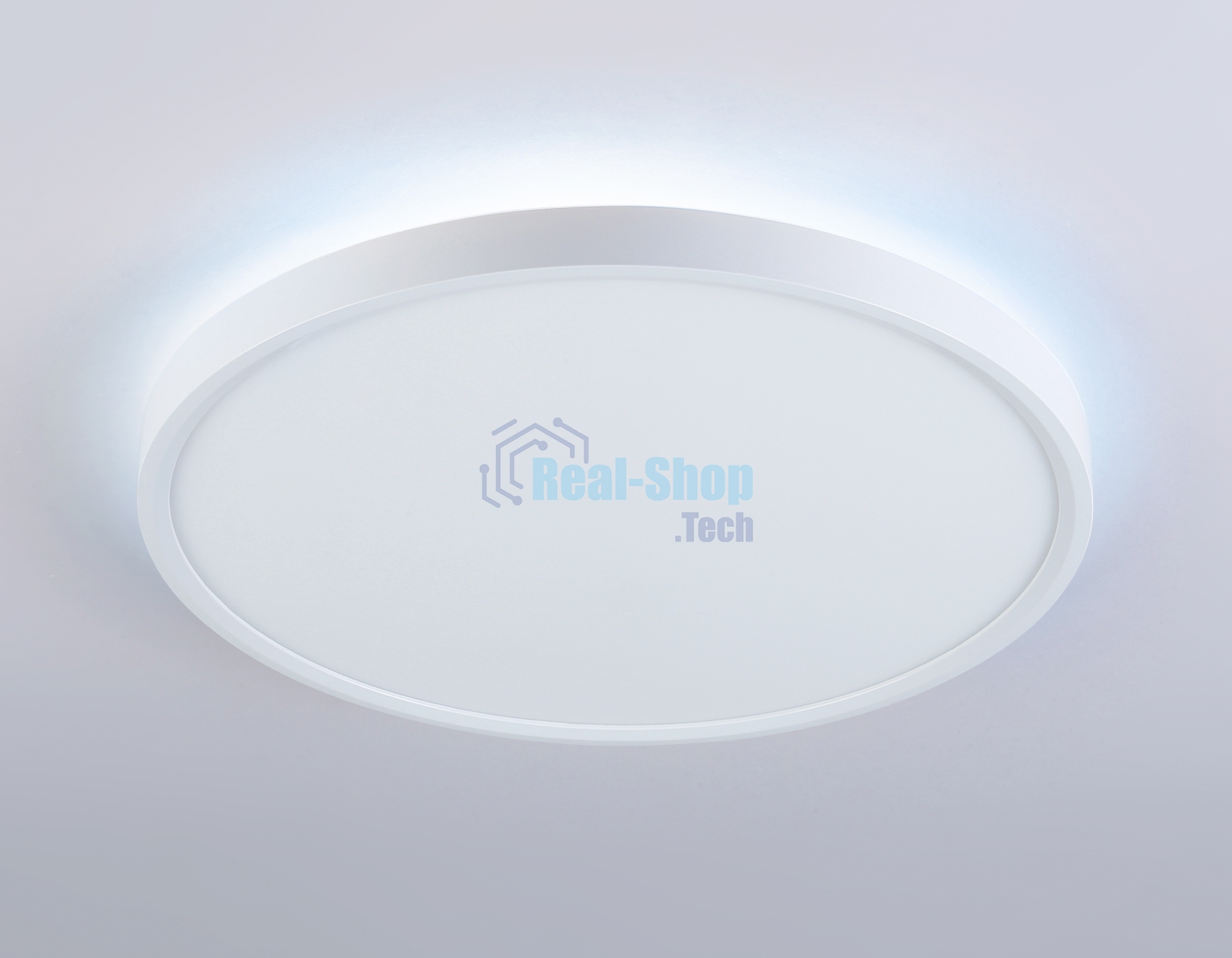 Потолочный светодиодный светильник Ambrella light FZ3001 WH белый IP44 24W+10W 6400+6400К D300*40 (Без ПДУ)
