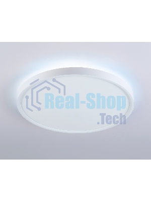Потолочный светодиодный светильник Ambrella light FZ3001 WH белый IP44 24W+10W 6400+6400К D300*40 (Без ПДУ)