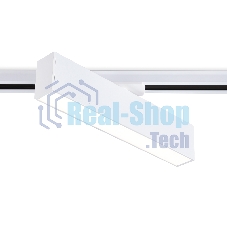 Трековый однофазный светильник Ambrella light GL6763 WH белый LED 12W 4200K 300*22*48
