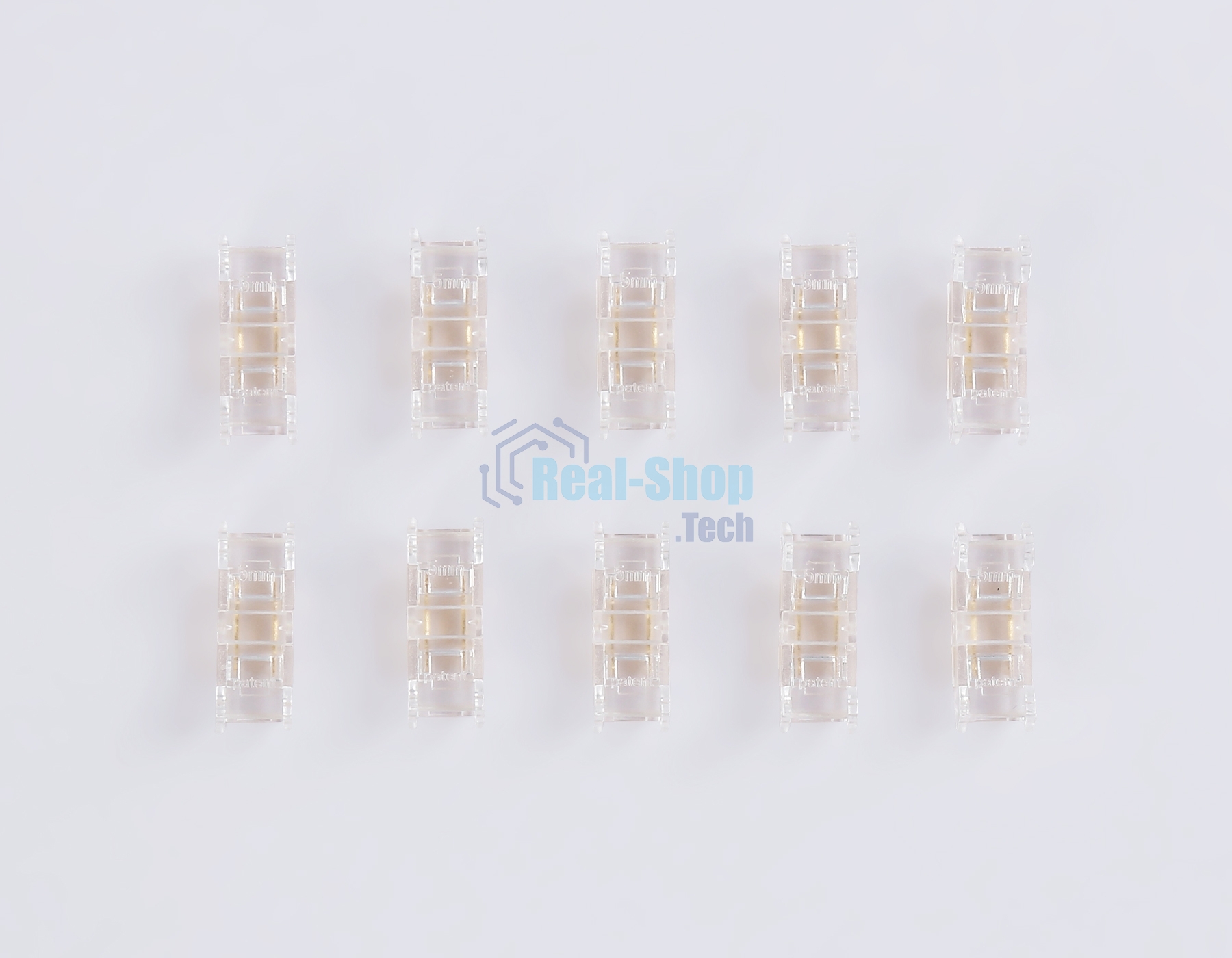 GS6341 Соединитель прямой COB 12/24V для лент 5mm (2 конт.) (10шт)