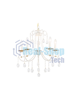 Светильник Ambrella light TR4916/5 WH/GD белый/золото E14/5 max 40W D550*860