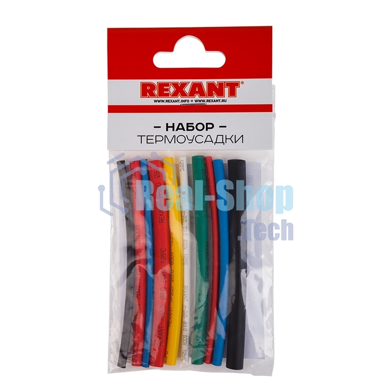 Термоусаживаемые трубки Rexant AUTO 2:1 (Набор 10 шт.)
