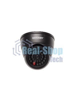 Муляж камеры Rexant, внутренний, купольный, черный