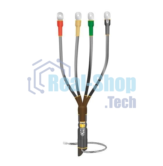 Муфта кабельная концевая внутренней установки 1кВ КВТпН 4х(70-120мм) с болтовыми наконечниками Нева-Транс Комплект 22020035